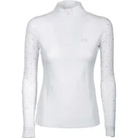 Harry's Horse Crystal Lace wedstrijdshirt wit maat:xs