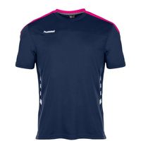 Hummel 160003 Valencia T-shirt - Navy-Magenta - M - thumbnail