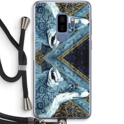 Golden Fox: Samsung Galaxy S9 Plus Transparant Hoesje met koord