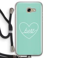 Best heart pastel: Samsung Galaxy A5 (2017) Transparant Hoesje met koord
