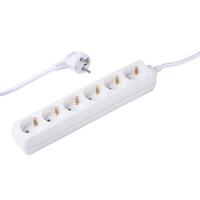 Grundig stekkerdoos wit 6-voudig 1,5m