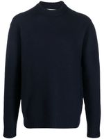 Jil Sander pull à col rond - Bleu