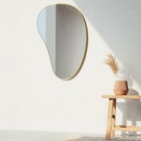 Umbra Spiegel 'Hubba' organisch Pebble, 91 x 61cm, kleur Goud