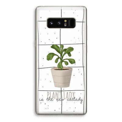 Kamerplant op vensterruit: Samsung Galaxy Note 8 Transparant Hoesje