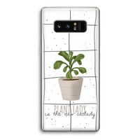 Kamerplant op vensterruit: Samsung Galaxy Note 8 Transparant Hoesje