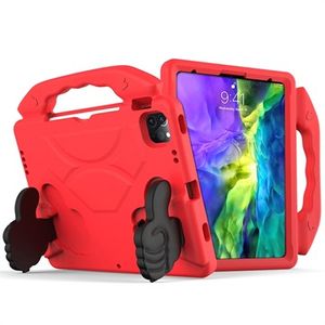 iPad Pro 11 2022/2021 schokbestendige draagtas voor kinderen - rood
