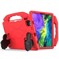 iPad Pro 11 2022/2021 schokbestendige draagtas voor kinderen - rood - thumbnail