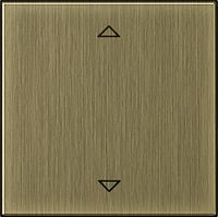 Gira classix jalouzieschakelaar plaat brons 0634603