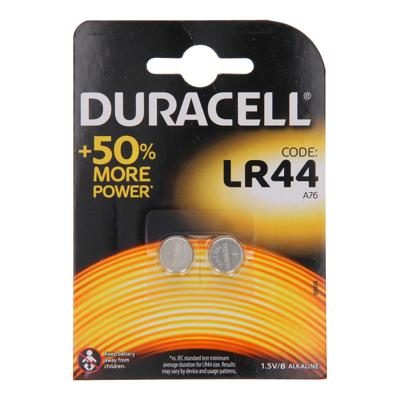 DURACELL Alkaline lr44/a76/v13ga/76a 1.5v blister 2 stuks