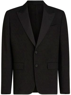 ETRO blazer à motif en jacquard - Noir