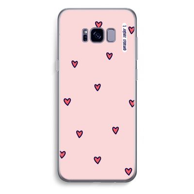 Hartjes: Samsung Galaxy S8 Plus Transparant Hoesje