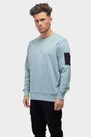 Malelions Nylon Pocket Sweater Heren Lichtblauw - Maat XS - Kleur: Lichtblauw | Soccerfanshop