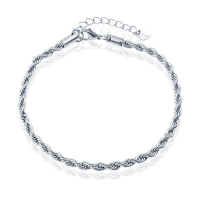 LGT JWLS Enkelband Rope Zilver - 4mm