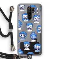 Gezichtjes: Xiaomi Redmi 9 Transparant Hoesje met koord