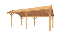 GRANDIOSE Kapschuur - 600x250 cm Douglashout- Kapschuurdak- - YARD Outdoor GRANDIOSE Kapschuur - 600x250 cm Douglashout- Kapschuurdak- - YARD Outdoor