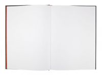 Oxford BLACK N' RED gebonden boek, 192 bladzijden, ft A4, blanco - thumbnail