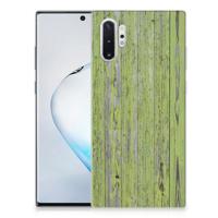 Samsung Galaxy Note 10 Plus | Bumper Hoesje | Green Wood