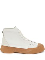 JW Anderson baskets montantes à design à empiècements - Blanc