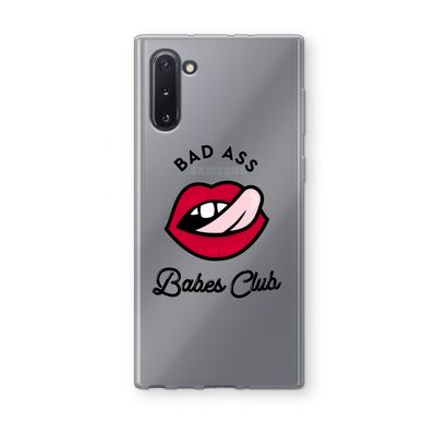 Badass Babes Club: Samsung Galaxy Note 10 Transparant Hoesje
