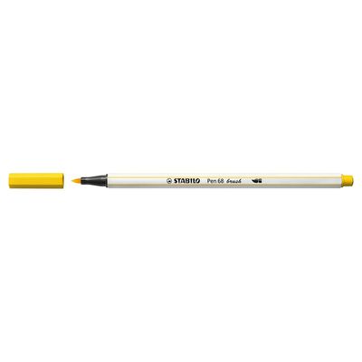 Stabilo pen 68 brush 44 - geel