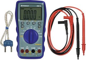 Promat Multimeter | DMM 10 | 0-600 V AC/DC | WAAR RMS | Temperatuur - 4000828844 - 4000828844