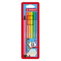 Stabilo pen 68 - 6 fluoriserende kleuren