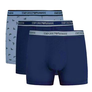 Armani boxershorts 3-pack blauw
