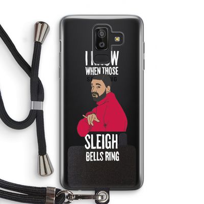 Sleigh Bells Ring: Samsung Galaxy J8 (2018) Transparant Hoesje met koord