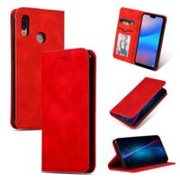 Retro huid voelen Business magnetische horizontale Flip lederen case voor Huawei P20 Lite (rood) Retro huid voelen Business magnetische horizontale Flip lederen case voor Huawei P20 Lite (rood)