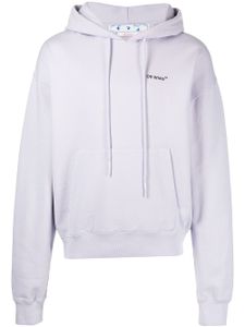 Off-White hoodie à imprimé Arrows - Violet
