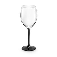 Royal Leerdam Grace Black witte wijnglazen (set van 6) - thumbnail