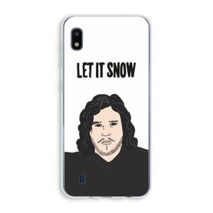 Let It Snow: Samsung Galaxy A10 Transparant Hoesje