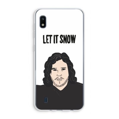 Let It Snow: Samsung Galaxy A10 Transparant Hoesje