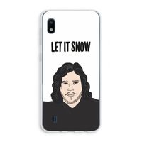 Let It Snow: Samsung Galaxy A10 Transparant Hoesje