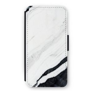 Elegante marmer: iPhone 12 Flip Hoesje