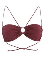 Gloria Coelho bandeau bikini top - Rouge