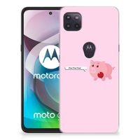 Motorola Moto G 5G Telefoonhoesje met Naam Pig Mud - thumbnail