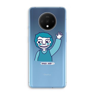 Zwaai: OnePlus 7T Transparant Hoesje