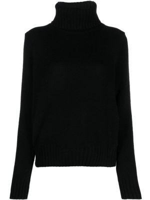 Polo Ralph Lauren pull en laine à col roulé - Noir