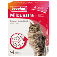 Beaphar Milquestra Ontwormingsmiddel Katten vanaf 2KG Beaphar Milquestra Ontwormingsmiddel Katten vanaf 2KG