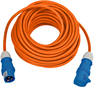 Brennenstuhl CEE-verlengkabel IP44 25m H07RN-F 3G2,5 oranje CEE 230V/16A stekker en koppeling - 1167650625