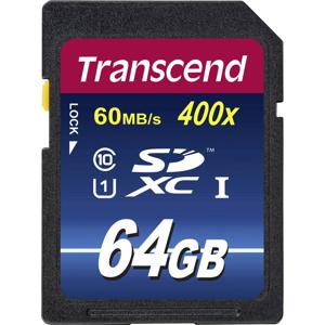 Transcend Premium 400 SDXC-kaart Industrial 64 GB Class 10, UHS-I