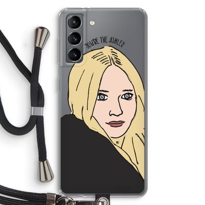 Ashley: Samsung Galaxy S21 Transparant Hoesje met koord