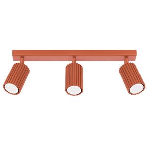 Plafondlamp KARBON 3L rood oker