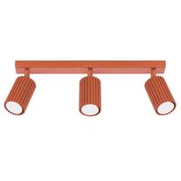 Plafondlamp KARBON 3L rood oker
