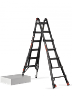 Little Giant Black Pro Leveler telescopische vouwladder 4x6 - thumbnail