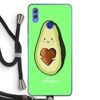 Avocuddle: Honor Note 10 Transparant Hoesje met koord