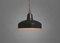 Biljartlamp nikkel groen nostalgische hanglamp 10034