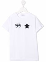 Chiara Ferragni Kids t-shirt à logo imprimé - Blanc - thumbnail