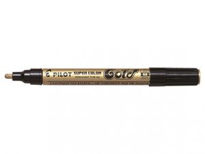 Viltstift PILOT Super SC-G-M lakmarker rond goud 2mm